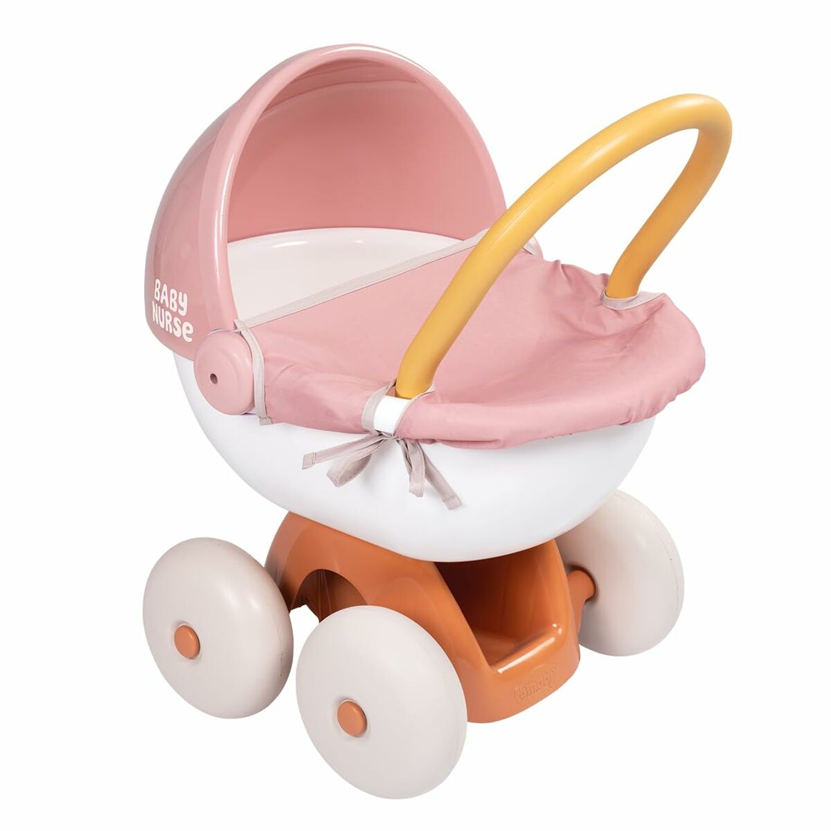 Cărucior Păpuși Smoby Baby Nurse, Roți Mari Silențioase, 62% Reciclat, 18+ Luni - Jucarii si jocuri, Imitații de jocuri