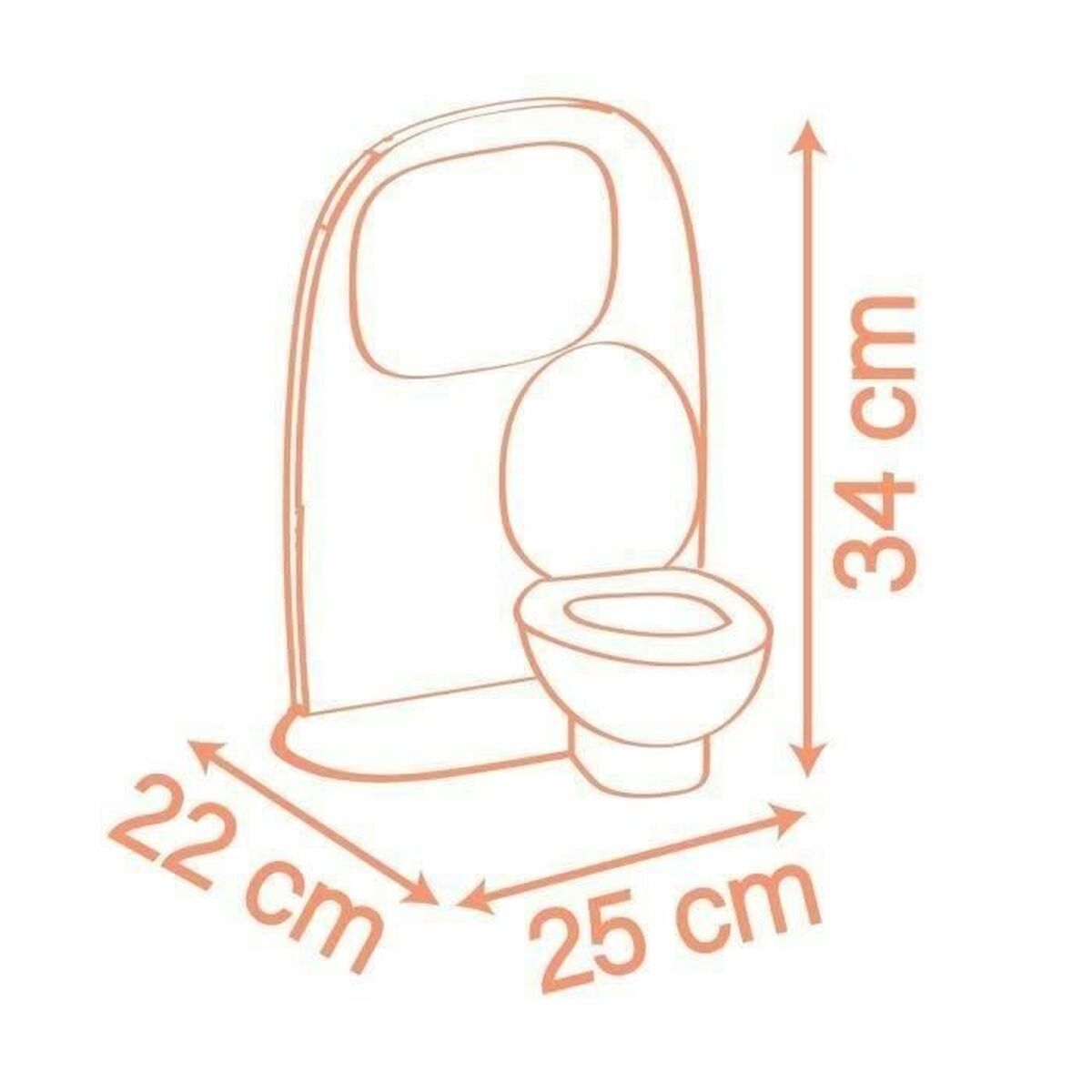 Set Toaletă și Chiuvetă Smoby Baby Nurse 2-în-1, Oglindă, 2 Accesorii - Jucarii si jocuri, Imitații de jocuri