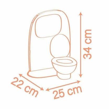 Set Toaletă și Chiuvetă Smoby Baby Nurse 2-în-1, Oglindă, 2 Accesorii - Jucarii si jocuri, Imitații de jocuri