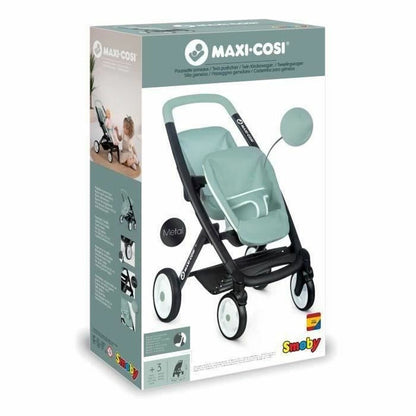 Cărucior pentru Păpuși Smoby Maxi-Cosi Twin 64 cm - Jucarii si jocuri, Păpuși și accesorii
