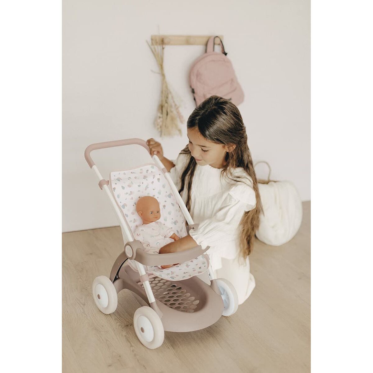 Cărucior pentru Păpuși Smoby Stroller (58 cm) - Jucarii si jocuri, Păpuși și accesorii