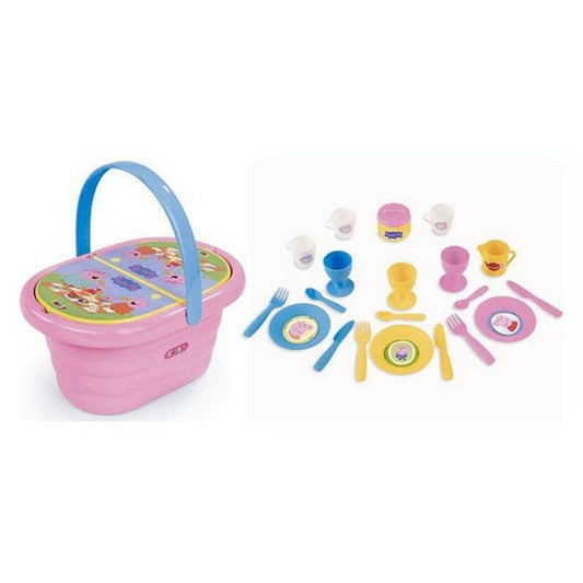 Playset Peppa Pig Picnic Smoby (20 pcs) - Jucarii si jocuri, Imitații de jocuri