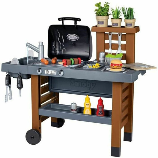 Bucătărie de Jucărie Smoby Garden Kitchen Grătare 43 Piese - Jucarii si jocuri, Imitații de jocuri
