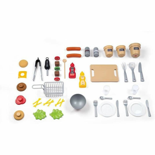 Bucătărie de Jucărie Smoby Garden Kitchen Grătare 43 Piese - Jucarii si jocuri, Imitații de jocuri