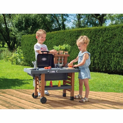 Bucătărie de Jucărie Smoby Garden Kitchen Grătare 43 Piese - Jucarii si jocuri, Imitații de jocuri