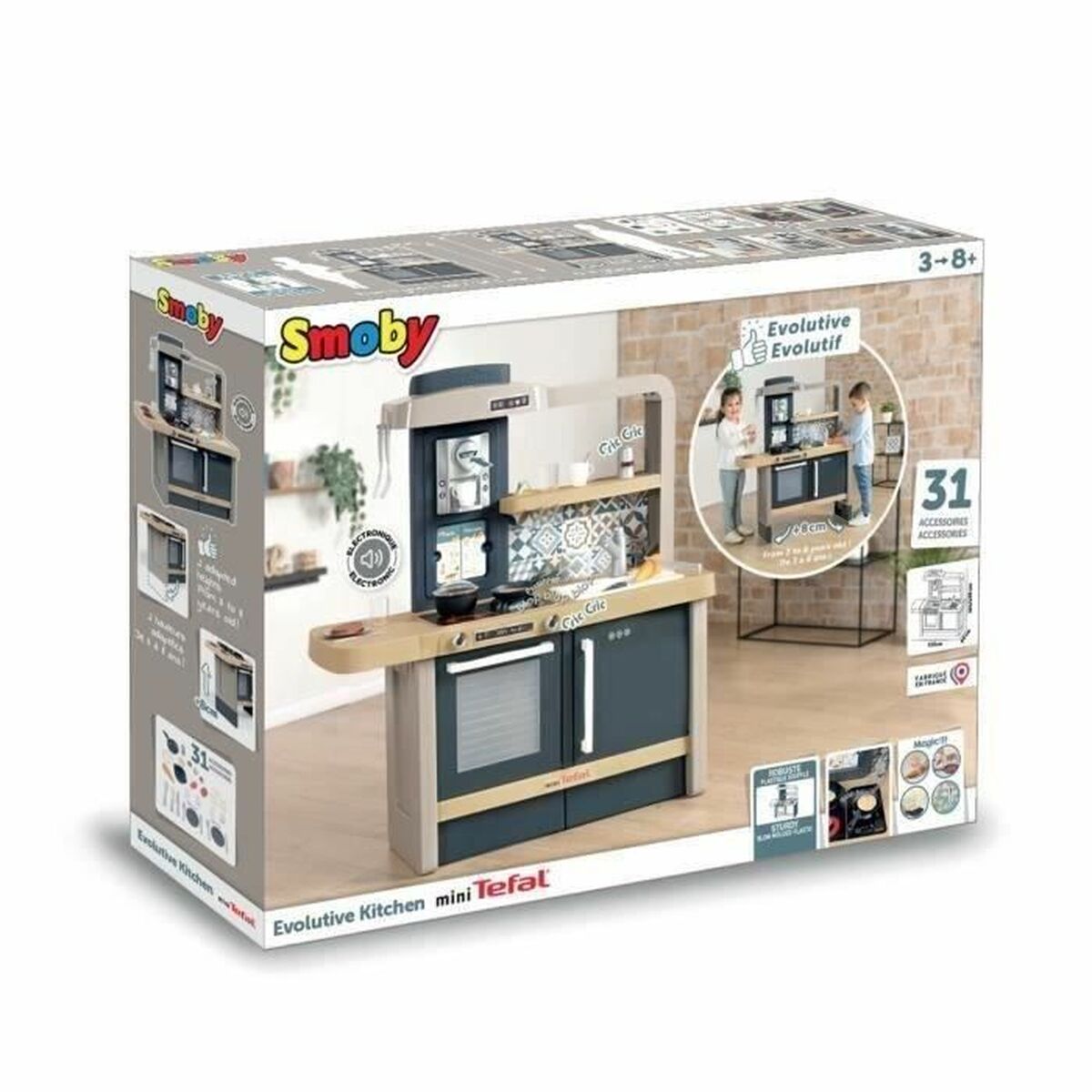 Bucătărie de Jucărie Smoby Tefal - Jucarii si jocuri, Imitații de jocuri