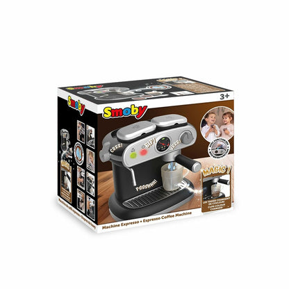Espressor de Cafea Smoby Electronic, Funcție Apă, Lumini și Sunete, Căni Magice, 3+ Ani - Jucarii si jocuri, Imitații de jocuri