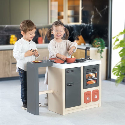 Bucătărie de Joacă Smoby, Cuptor și Aragaz, Echipată Complet - Jucarii si jocuri, Imitații de jocuri