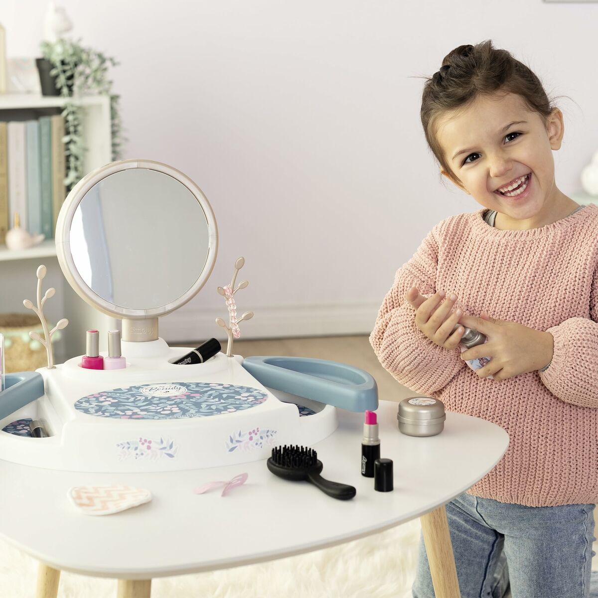 Set de Machiaj pentru Copii Smoby My beauty studio Alb - Jucarii si jocuri, Costume și accesorii