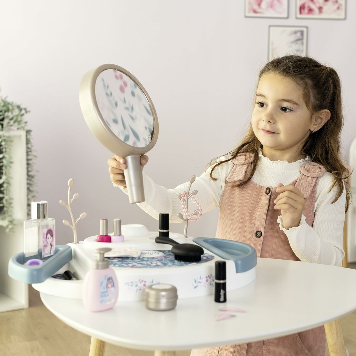 Set de Machiaj pentru Copii Smoby My beauty studio Alb - Jucarii si jocuri, Costume și accesorii