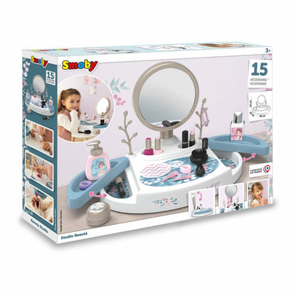 Set de Machiaj pentru Copii Smoby My beauty studio Alb - Jucarii si jocuri, Costume și accesorii