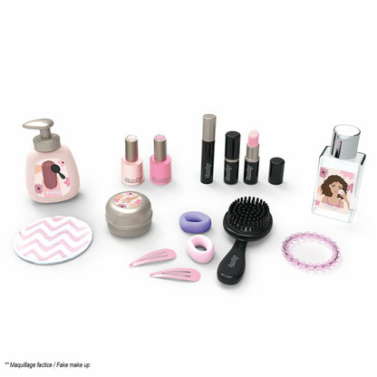 Set de Frumusețe Smoby My Beauty cu Oglindă Rotativă, 15 Accesorii, 57% Reciclat, 3+ Ani - Jucarii si jocuri, Imitații de jocuri