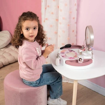Set de Frumusețe Smoby My Beauty cu Oglindă Rotativă, 15 Accesorii, 57% Reciclat, 3+ Ani - Jucarii si jocuri, Imitații de jocuri