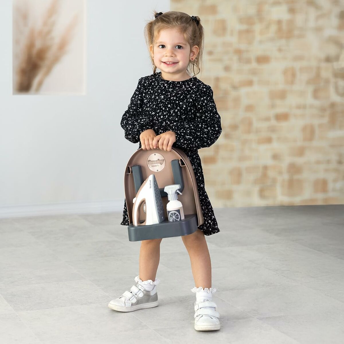 Măsuță de Călcat de Masă Smoby Tefal, Fier Electronic, Suport Vertical - Jucarii si jocuri, Imitații de jocuri