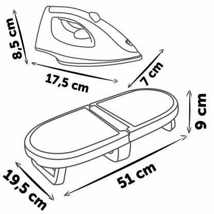 Măsuță de Călcat de Masă Smoby Tefal, Fier Electronic, Suport Vertical - Jucarii si jocuri, Imitații de jocuri