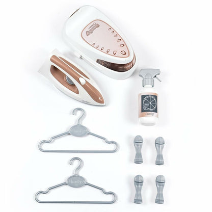 Măsuță de Călcat Smoby Tefal cu Fier de Călcat Electronic, 9 Accesorii, Pliabilă, 3+ Ani - Jucarii si jocuri, Imitații de jocuri