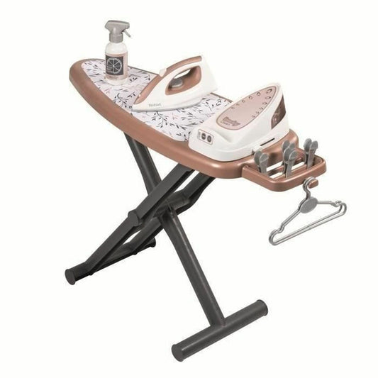 Măsuță de Călcat Smoby Tefal cu Fier de Călcat Electronic, 9 Accesorii, Pliabilă, 3+ Ani - Jucarii si jocuri, Imitații de jocuri
