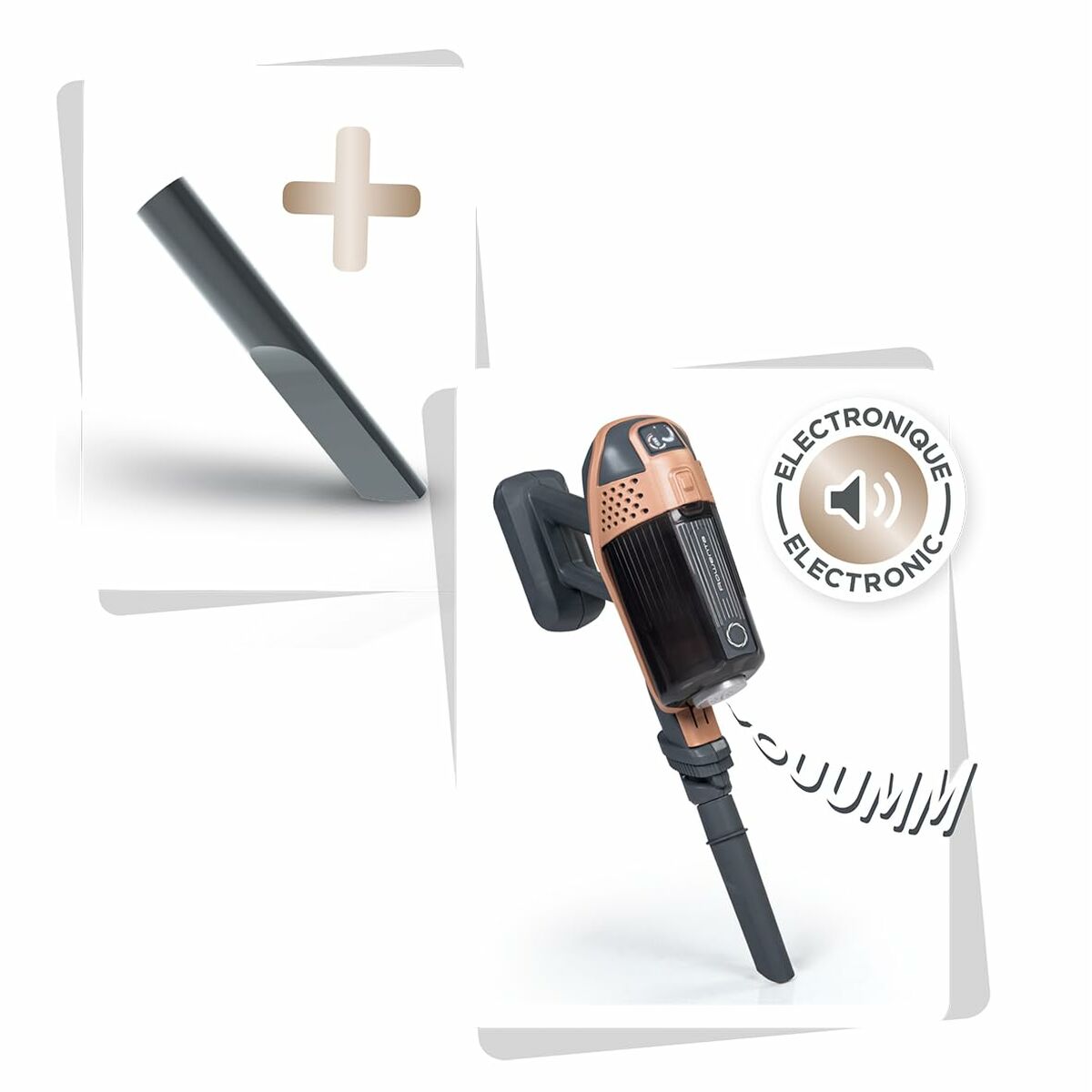 Aspirator Vertical Electronic de Jucărie Rowenta, Sunete Reale, 2-în-1 - Jucarii si jocuri, Imitații de jocuri