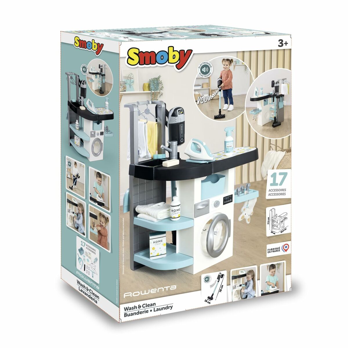 Set de spalat rufe de jucărie Smoby - Jucarii si jocuri, Imitații de jocuri