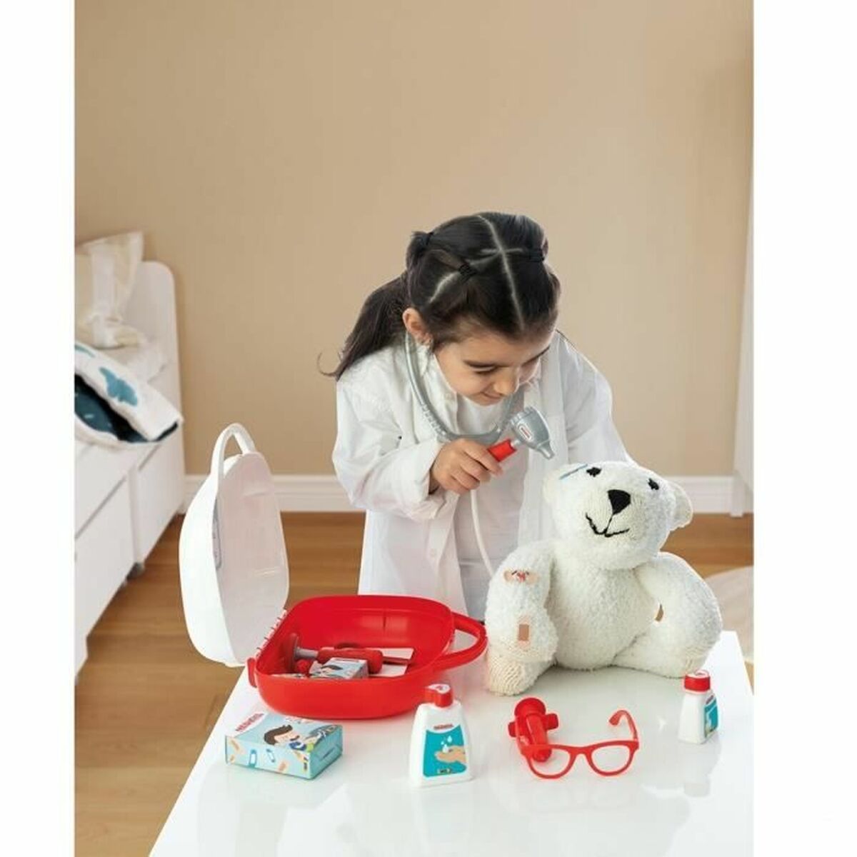 Trusă medicală de jucărie cu accesorii Smoby Vanity Doctor - Jucarii si jocuri, Imitații de jocuri