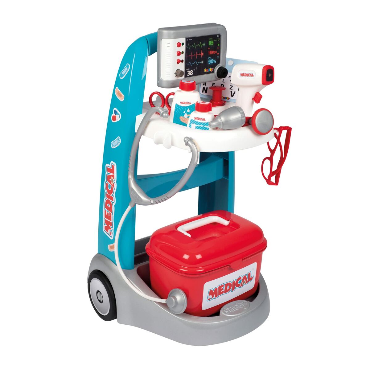 Cărucior Smoby ELECTRONIC MEDICAL - Jucarii si jocuri, Imitații de jocuri