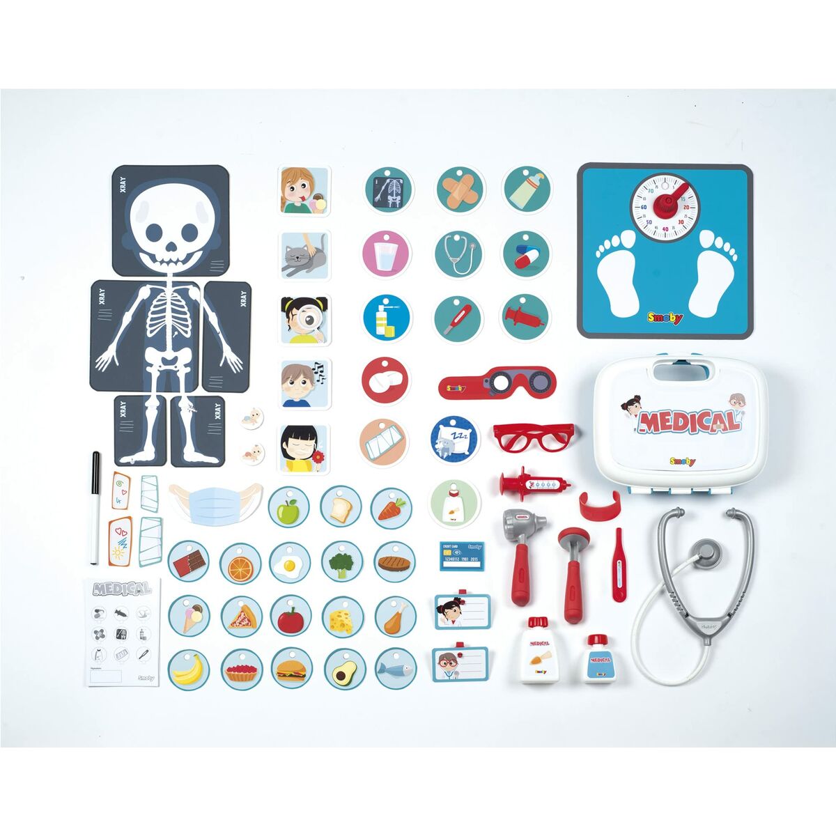 Trusă medicală de jucărie cu accesorii Smoby Cabinet Medical - Jucarii si jocuri, Imitații de jocuri