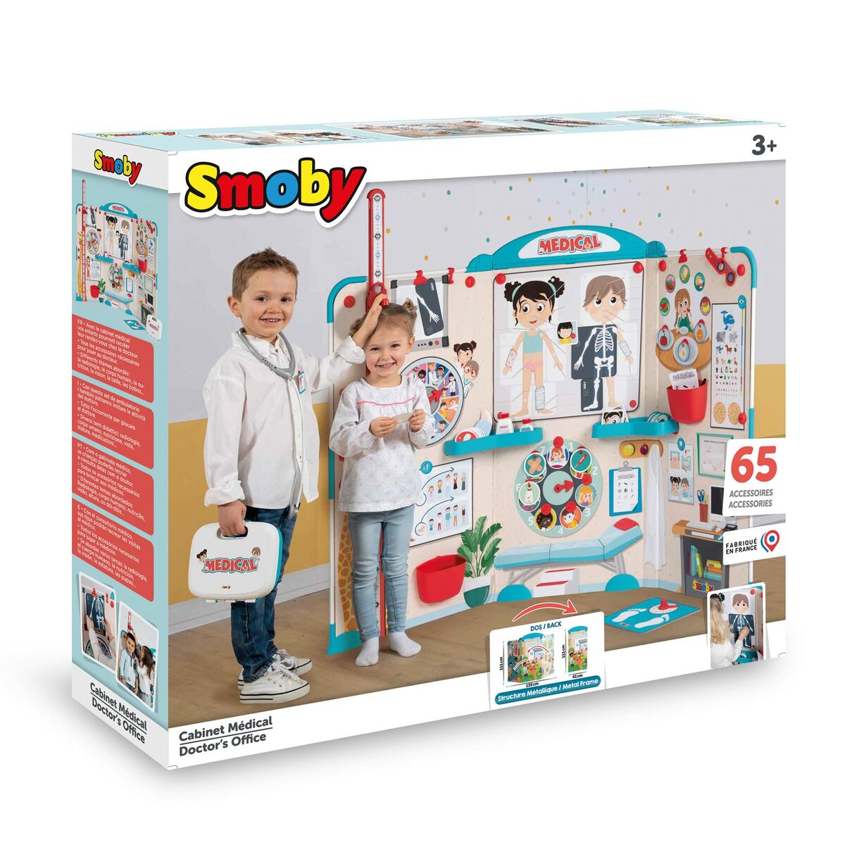 Trusă medicală de jucărie cu accesorii Smoby Cabinet Medical - Jucarii si jocuri, Imitații de jocuri