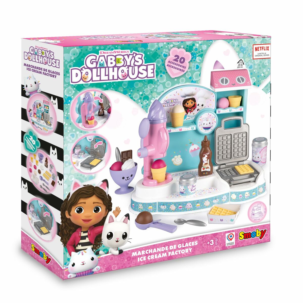 Playset Smoby Gabby´s Dollhouse Kitchen - Jucarii si jocuri, Păpuși și figurine