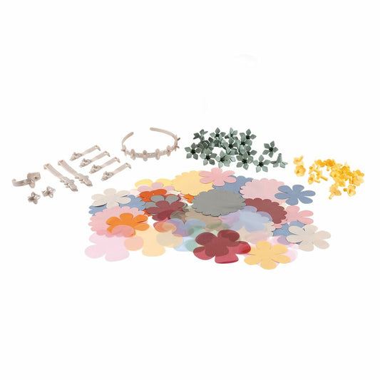 Set de Creat Bijuterii Florale Smoby CREA, 100 Accesorii - Jucarii si jocuri, Imitații de jocuri