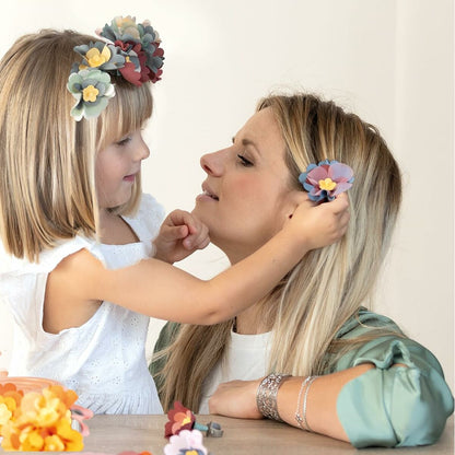 Set de Creat Bijuterii Florale Smoby CREA, 100 Accesorii - Jucarii si jocuri, Imitații de jocuri