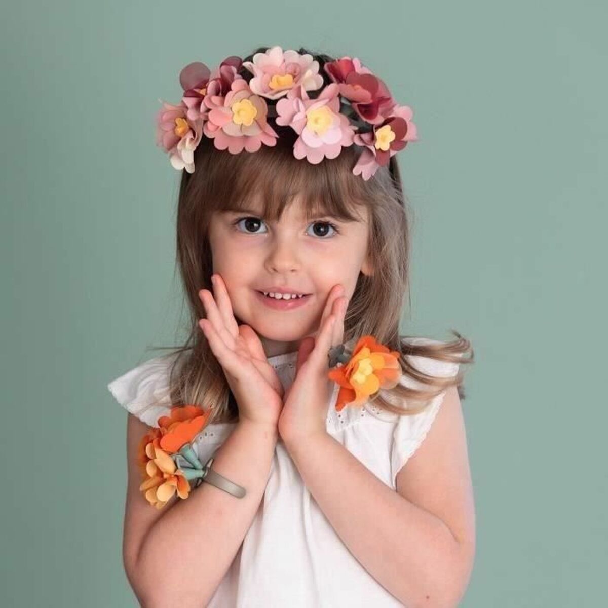 Set de Creat Bijuterii Florale Smoby CREA, 100 Accesorii - Jucarii si jocuri, Imitații de jocuri