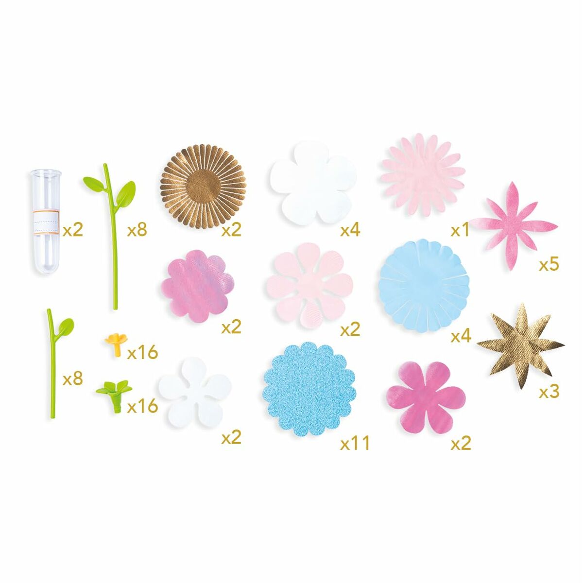 Atelier/Târg de Flori Smoby Disney Princess, Kit de Creație Buchete, 88 Accesorii, 3+ Ani - Jucarii si jocuri, Imitații de jocuri