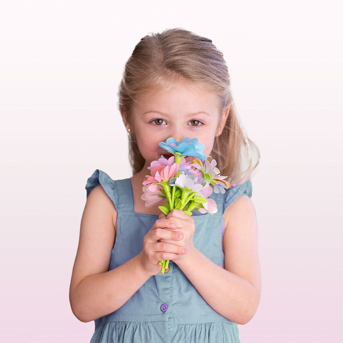 Atelier/Târg de Flori Smoby Disney Princess, Kit de Creație Buchete, 88 Accesorii, 3+ Ani - Jucarii si jocuri, Imitații de jocuri