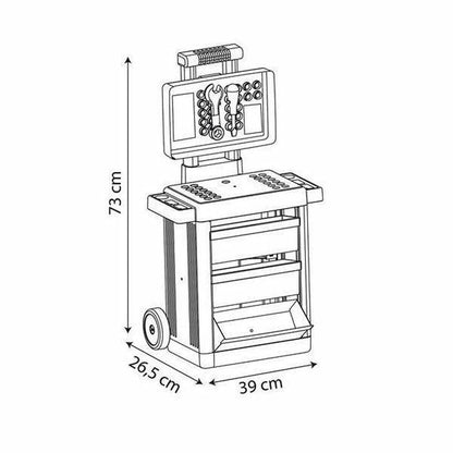 Set deunelte pentru copii Smoby Trolley 73 x 39 x 26,5 cm - Jucarii si jocuri, Imitații de jocuri
