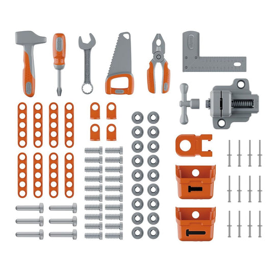 Atelier/Banc de Lucru Smoby Black+Decker, Menghină Funcțională, 36 Accesorii, - Jucarii si jocuri, Imitații de jocuri