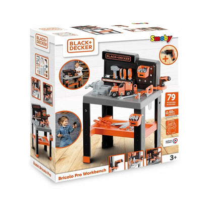Atelier/Banc de Lucru Smoby Black+Decker cu Bormașină - Jucarii si jocuri, Imitații de jocuri