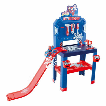 Atelier/Bancă de Lucru Smoby Marvel Spidey and His Amazing Friends, 94 Accesorii, Mașină de Construit, 3+ Ani - Jucarii si jocuri, Imitații de jocuri
