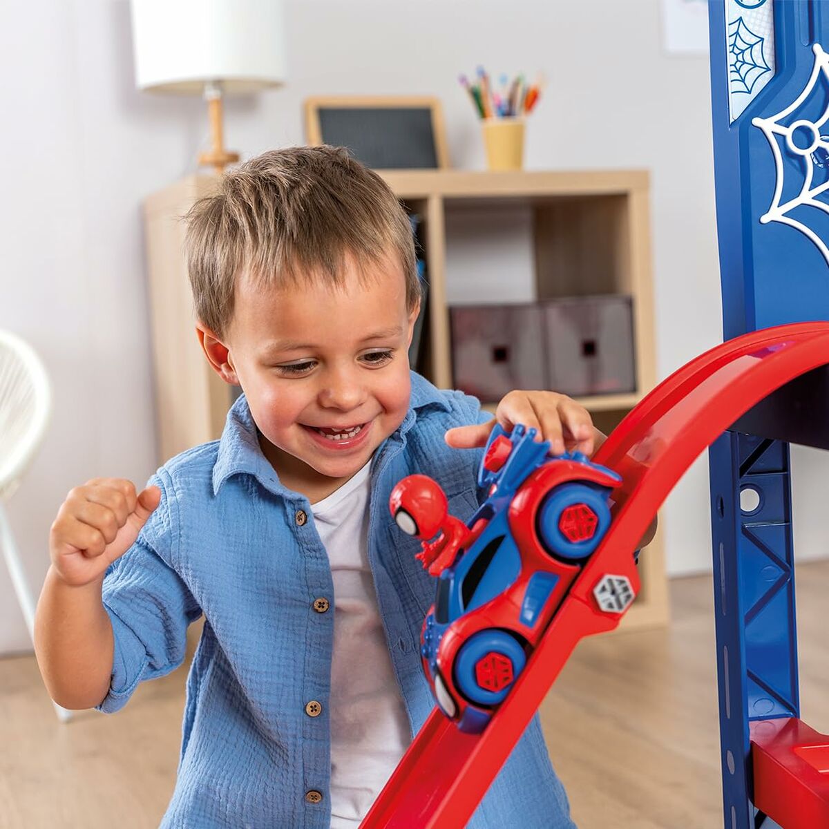 Atelier/Bancă de Lucru Smoby Marvel Spidey and His Amazing Friends, 94 Accesorii, Mașină de Construit, 3+ Ani - Jucarii si jocuri, Imitații de jocuri