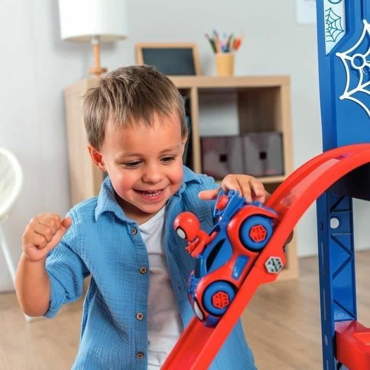 Atelier/Bancă de Lucru Smoby Marvel Spidey and His Amazing Friends, 94 Accesorii, Mașină de Construit, 3+ Ani - Jucarii si jocuri, Imitații de jocuri