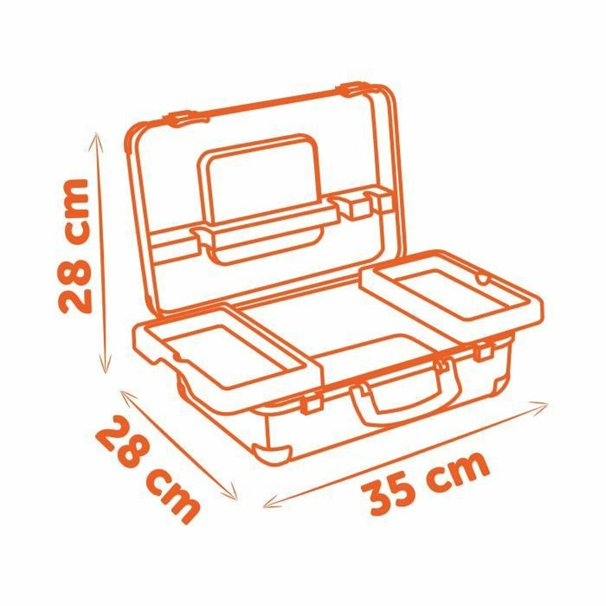 Set deunelte pentru copii Smoby 28 x 28 x 35 cm 39 Piese - Jucarii si jocuri, Imitații de jocuri
