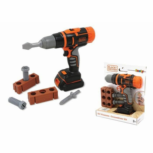 Burghiu jucărie Smoby Black + Decker - Jucarii si jocuri, Imitații de jocuri