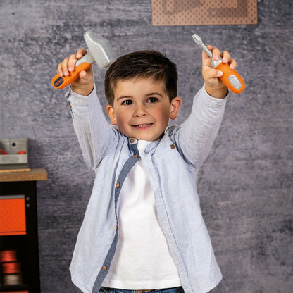 Trusă/Cutie de Scule Smoby Black+Decker, Unelte Portabile, 50% Material Reciclat, 3+ Ani - Jucarii si jocuri, Imitații de jocuri