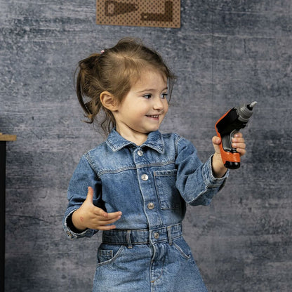 Set Camion de Constucție 3-în-1 Smoby Black+Decker, Dezasamblabil/Asamblabil, Macara Funcțională, +60 Piese - Jucarii si jocuri, Imitații de jocuri