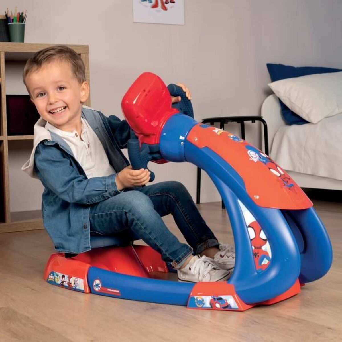 Scaun de curse Spidey Amazing friends Infantil Volan - Jucarii si jocuri, Vehicule