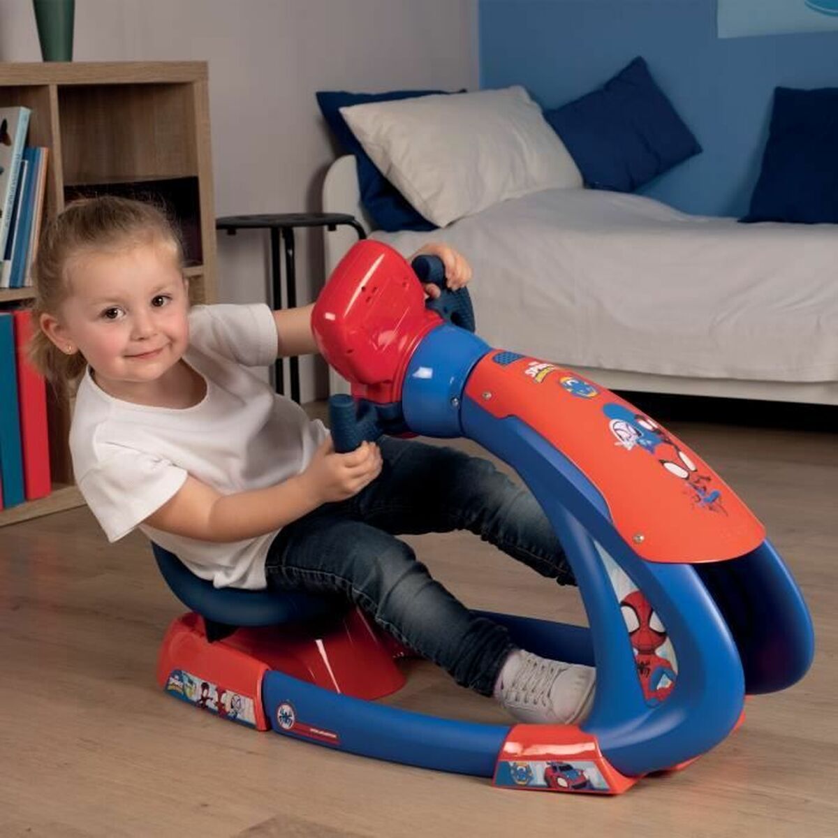Scaun de curse Spidey Amazing friends Infantil Volan - Jucarii si jocuri, Vehicule