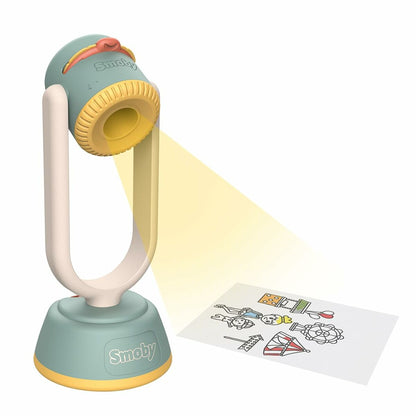 Proiector de Desen Smoby, 192 Modele (3 Cartușe), Lampă Ajustabilă, Ideal pentru Copii 4+ Ani - Jucarii si jocuri, Imitații de jocuri