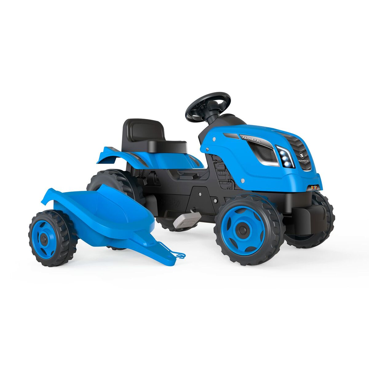 Mașină-Premergător Smoby Tractor Remorcă - Jucarii si jocuri, În aer liber și sport
