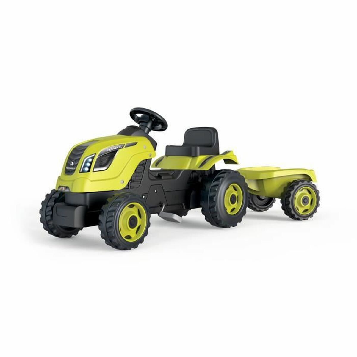 Mașină-Premergător Smoby Remorcă Tractor - Jucarii si jocuri, În aer liber și sport