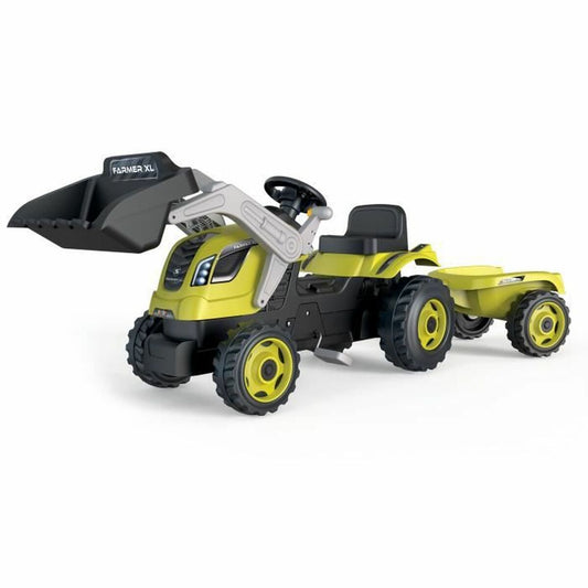 Tractor cu Pedale Smoby Verde - Jucarii si jocuri, În aer liber și sport