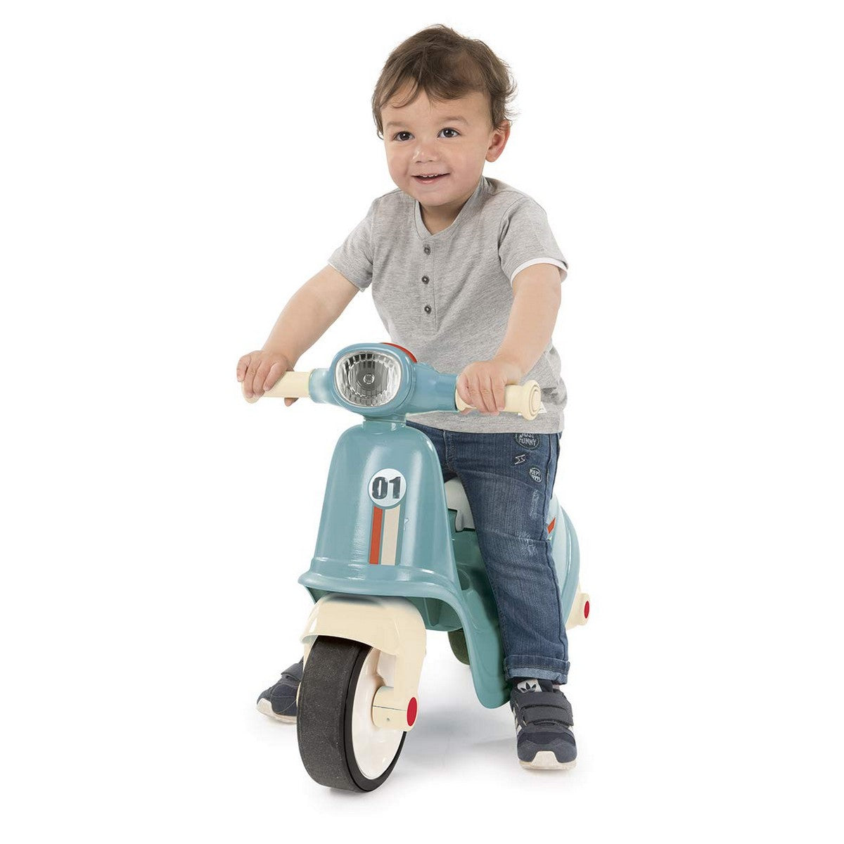 Mașină-Premergător Smoby Scooter Albastru Motocicletă - Jucarii si jocuri, În aer liber și sport